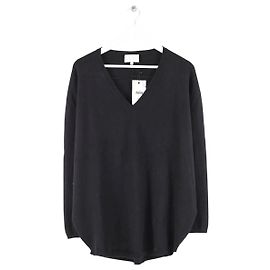 Jersey Eric Bompard de cashmere negro L