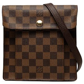 Bolso bandolera Louis Vuitton Pimlico Damier Ebene Marrón