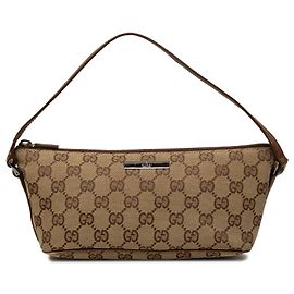 Borsa a tracolla Gucci GG Canvas Boat Beige
