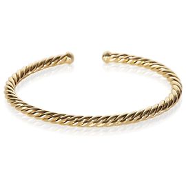 Bracciale Cable Flex David Yurman in oro giallo 4mm