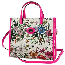 Gucci Flora 2-Way Canvas Handtasche