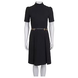 Vestido ajustado Gucci negro Sz.M de segunda mano