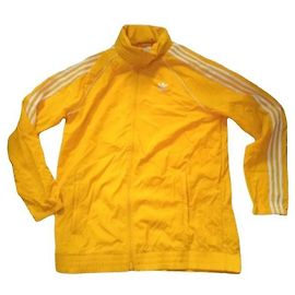 Adidas Originals gelbe Polyester-Trainingsjacke