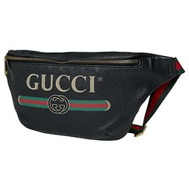 Borsa Boston Gucci in pelle nera