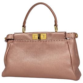 Fendi Peekaboo Selleria Lederhandtasche