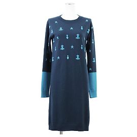 Vestido Hermès Poste et Cavalerie36 100% Cashmere