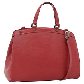 LOUIS VUITTON Epi Blair MM Hand Bag 2way Red Car Mine M4030E LV