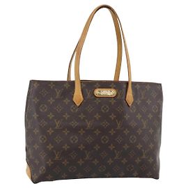 LOUIS VUITTON Monogram Wilshire MM Hand Bag M45644 LV