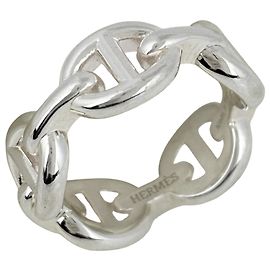 Hermès Anillo banda Hermes Chaine d'Ancre