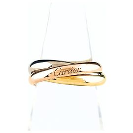 Anello Cartier Trinity in oro rosa bianco e giallo 18K