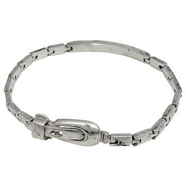 Bracciale con charm in argento Gucci