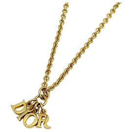 Collana placcata oro Christian Dior