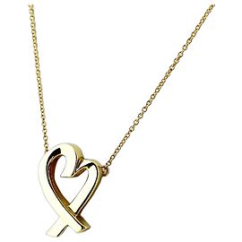 Autre Marque Collar con colgante Tiffany & Co. Loving Heart en oro amarillo