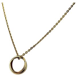 Cartier Baby Trinity YG Yellow Gold Anhänger Halskette