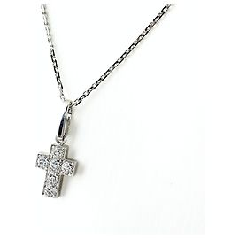 Collana con pendente a croce in diamanti Cartier