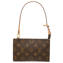 Bucket Pouch PM Monogram Marrone Louis Vuitton