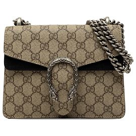 Gucci Beige Small GG Supreme Dionysus Crossbody