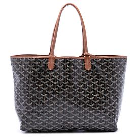 Goyard Black Goyardine Saint Louis PM