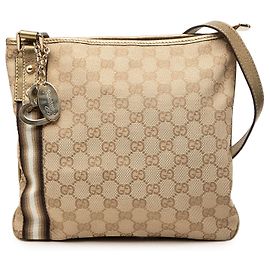 Gucci Beige GG Canvas Jolicoeur Crossbody