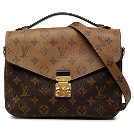 Louis Vuitton Brown Monogram Reverse Pochette Metis