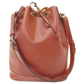 VINTAGE LOUIS VUITTON NOE GM M44008 HANDTASCHE AUS EPI-LEDER COGNAC