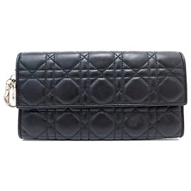 BORSA PORTAFOGLIO CHRISTIAN DIOR LADY WOC IN PELLE CANNAGE WALLET ON CHAIN