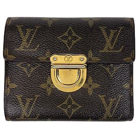 Portafoglio bi-fold Louis Vuitton Brown Monogram