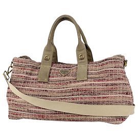 Prada PRADA Bolsa Tote 2-Way em Canapa