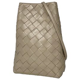 Borsa a tracolla Bottega Veneta in pelle beige