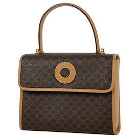 Céline Celine Handtasche aus beschichtetem Canvas in Braun