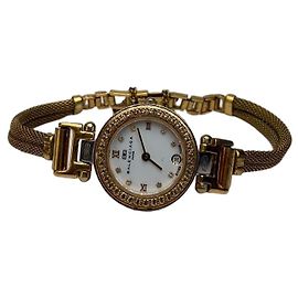 Orologio da donna Vintage Balenciaga con bracciale a maglia, Oro Bianco, c. fine anni '80