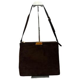 Stella Mc Cartney Borsa a tracolla con patta Vintage Stella McCartney Marrone scuro Oro