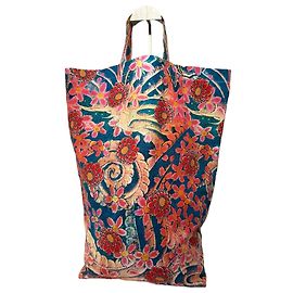 Comme Des Garcons Vintage Comme des Garçons Canvas Floral Tote Pink Orange Blue