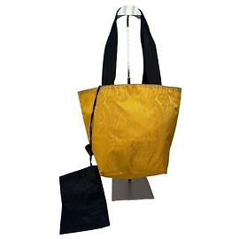 Borsa Tote Vintage Etro Paisley Jacquard Fine anni 1990s Giallo Nero