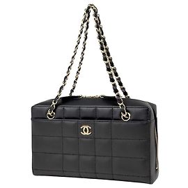 Chanel Handtasche aus schwarzem Leder