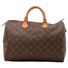 Louis Vuitton Speedy 30 Monogram Canvas Brown Handbag
