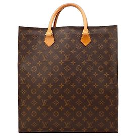 Sac Tote Louis Vuitton Monogram en cuir marron