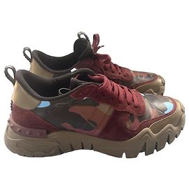 Sneakers Valentino Garavani Camouflage in pelle scamosciata
