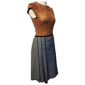 Alain Manoukian Manoukian Falda de Lana Tweed Casual Business T XL a 2XL