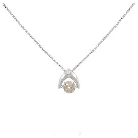 Autre Marque Collana di diamanti Pt900 Pt850