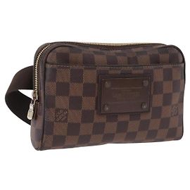 LOUIS VUITTON Damier Ebene Bum Bag Brooklyn Waist bag N41101 LV