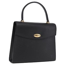LOUIS VUITTON Epi Malesherbes Hand Bag Black M52372 LV