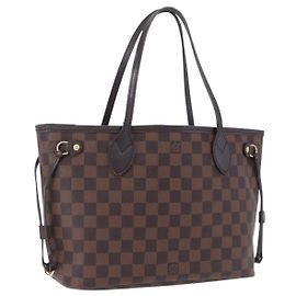 LOUIS VUITTON Damier Ebene Neverfull PM Tote Bag N51109 LV