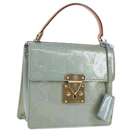 LOUIS VUITTON Monogram Vernis Spring Street Bag Lavande M91216 LV