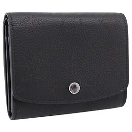 LOUIS VUITTON Mahina Portefeuille Iris Compact Wallet Noir M62540 LV
