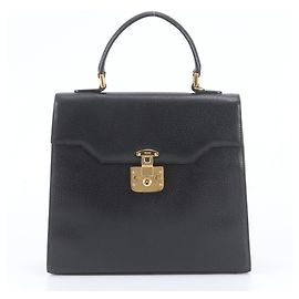 Borsa a mano Gucci Old Lady Lock in pelle