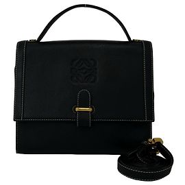 Borsa a tracolla in pelle Loewe Vintage Anagram Logo