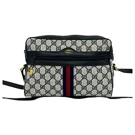Borsa a tracolla in pelle GUCCI Sherry Line con motivo GG