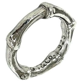 Autre Marque Anello Tiffany Vintage Bamboo in Argento Sterling 925