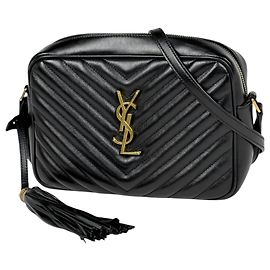 Borsa a tracolla in pelle Lou Fringe Yves Saint Laurent